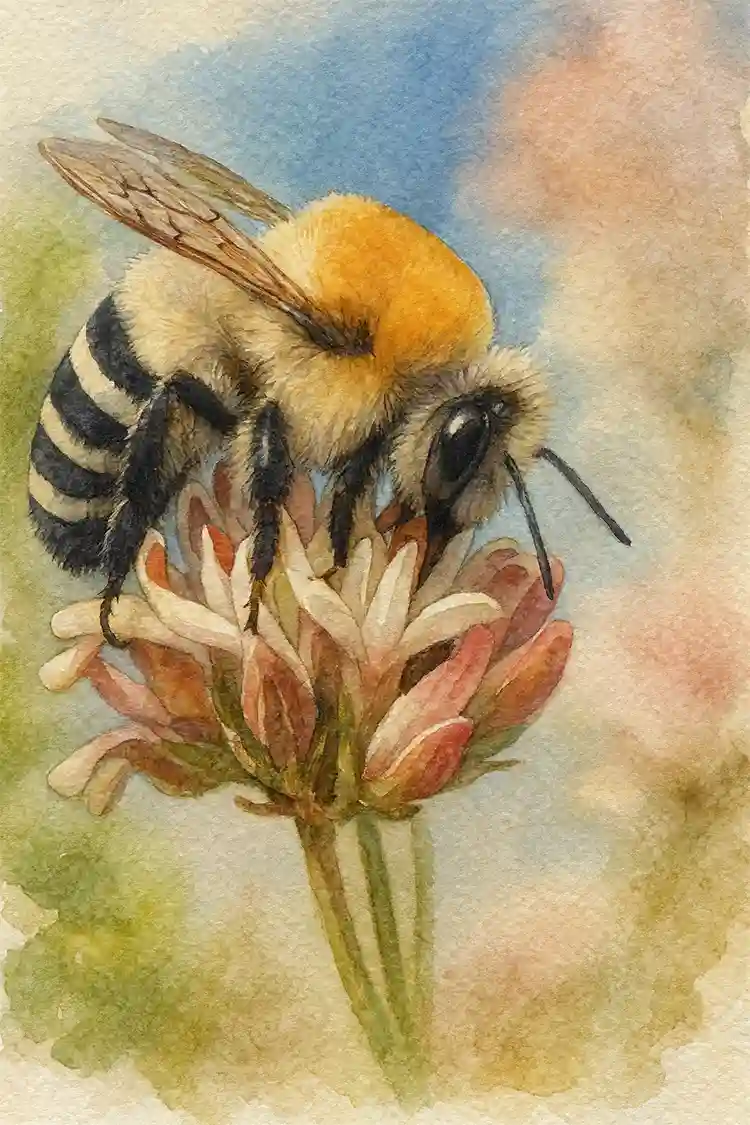 Ilustración de Abeja caupolicana