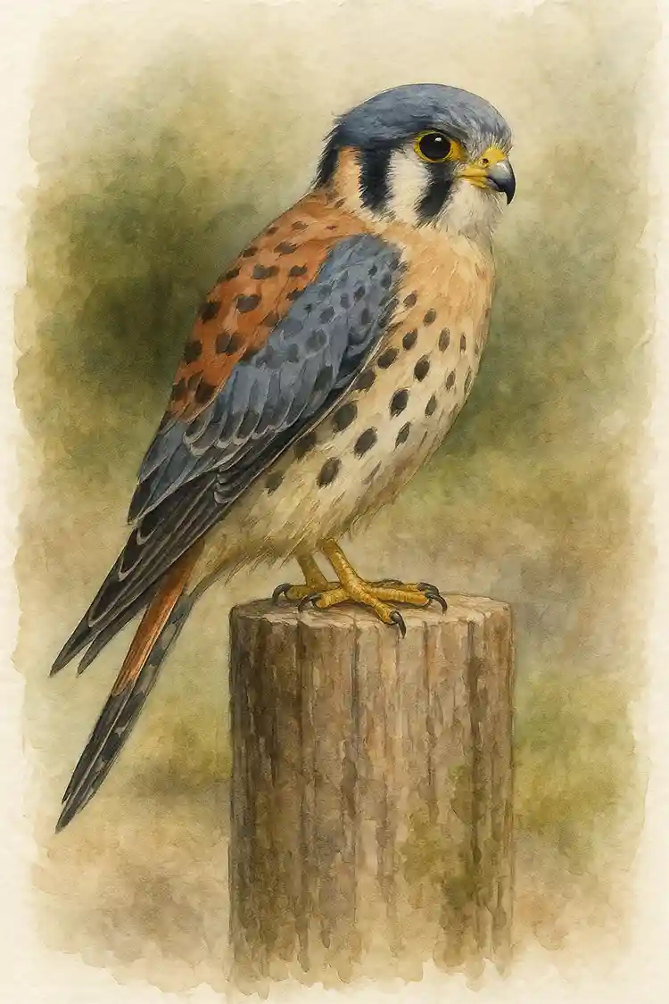 Ilustración de Cernícalo