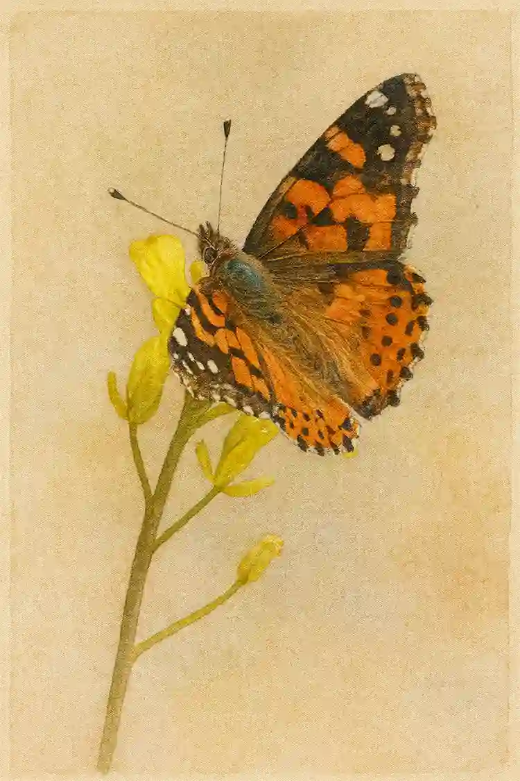 Mariposa colorada