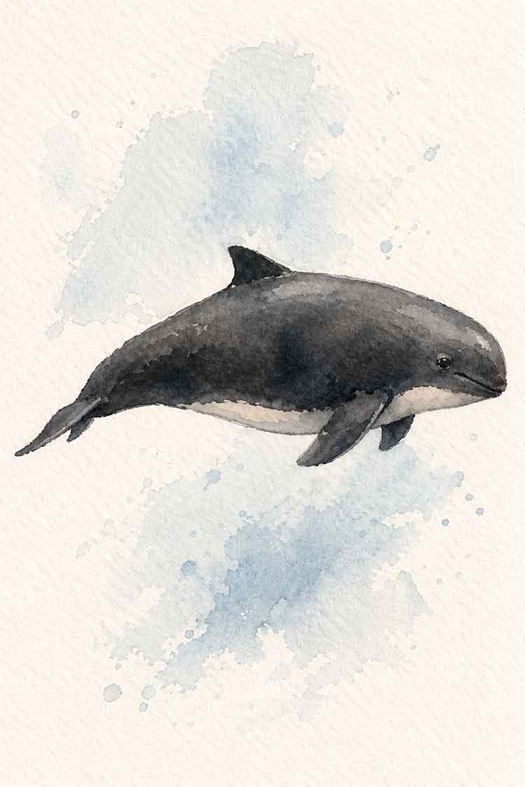 Ilustración de Marsopa espinosa