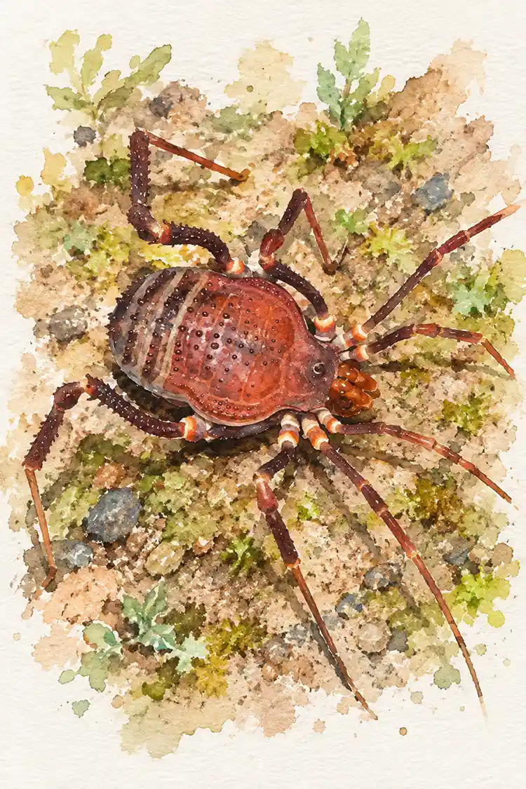 Ilustración de Opilión