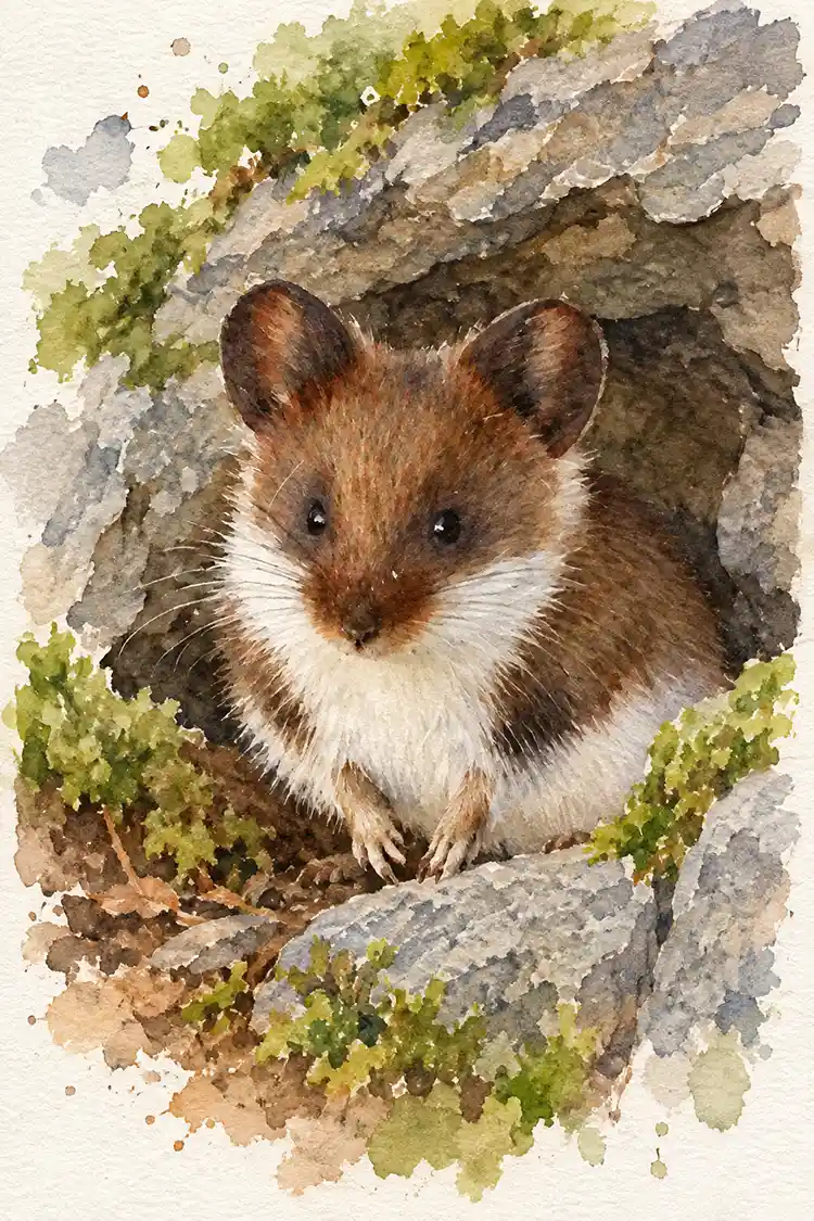 Ratón tricolor