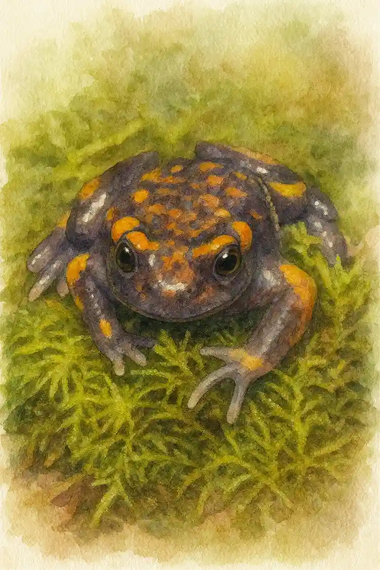 Ilustración de Sapo hermoso